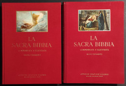 La Sacra Bibbia Compendiata E Illustrata - F. Perlatti - Ed. Ricordi - 2 Vol. - Religione