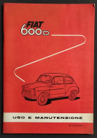 Fiat 600D - Uso E Manutenzione - 1962 - Moteurs