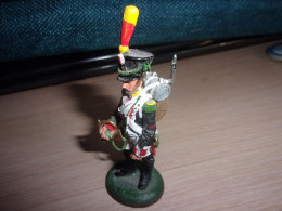 Soldat De Plomb " Bugle De L' Infanterie De Ligne " - France -1809 - Empire - Delprado - Figurine - Collection - Tin Soldiers