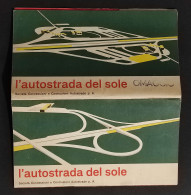 Opuscolo L'Autostrada Del Sole - Touring Club Italiano - 1960 - Turismo, Viajes
