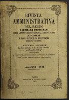 Rivista Amministrativa Del Regno 1865 - Giornale Ufficiale - Ed. Favale - Gesellschaft Und Politik