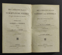 Des H. Flaccus Satiren Und Episteln - G.T.A. Kruger - Ed. Teubner - 1876 - Libri Antichi