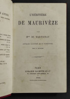 L'Heritiere De Mauriveze - Mlle De Martignat - Ed. Hachette - 1884 - Libri Antichi