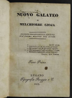 Nuovo Galateo - M. Gioja - Ed. Ruggia - 1832 - 2 Vol. - Libri Antichi