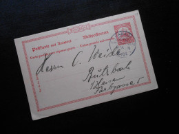 DR Mi 22 - 10Pf  Postkarte  (Deutsch-Neuguinea)  1914 - Nouvelle-Guinée