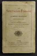 Les Spectacles Foreins - J. Bonnassies - Ed. E. Dentu - 1875 - Libri Antichi