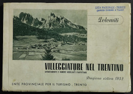 Villeggiature Nel Trentino - Dolomiti - Stagione Estiva 1952 - Turismo, Viajes