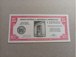 Billete De Republica Dominicana De 25 Céntimos, Serie A, Año 1962, UNC - Dominicaine
