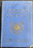 Ricettario Domestico - I. Ghersi - Ed. Manuali Hoepli - 1924 - Manuales Para Coleccionistas