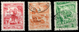 TRIESTE B  FRANCOBOLLI USATI SOVRASTAMPATI STT VUJNA DEL 1953 (LEGGI DESCRIZIONE) - Used