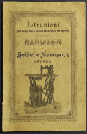 Istruzioni Macchina Da Cucire A Doppio Punto Naumann - Manuales Para Coleccionistas