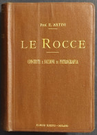 Le Rocce - E. Artini - Ed. Hoepli - 1919 - Manuali Per Collezionisti