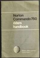 Norton Commando 750 - Riders Handbook - 1968 - Ristampa - Motoren