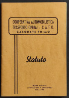 Statuto Cooperativa Automobilistica Trasporto Operai - Casorate Primo - Society, Politics & Economy