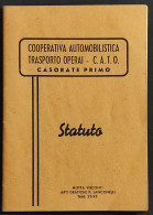 Statuto Cooperativa Automobilistica Trasporto Operai - Casorate Primo - Sociedad, Política, Economía
