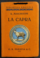 La Capra - E. Mascheroni - Ed. Paravia - 1928 - Animales De Compañía