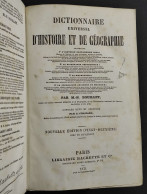 Dictionnaire Universel Histoire Geographie - Bouillet - Ed. Hachette - 1871 - Libri Antichi