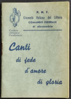 Canti Di Fede D'Amore Di Gloria - GIL - Cinéma Et Musique