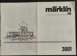 Libretto Istruzioni Marklin HO - 3001 - Modellismo Ferroviario - Unclassified