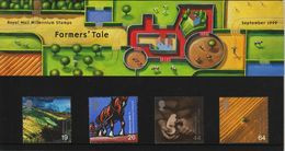 GB GREAT BRITAIN 1999 MILLENNIUM FARMER'S TALE PRESENTATION PACK No 302 + ALL INSERTS HORSES TRACTOR AGRICULTURE FOOD - Presentation Packs