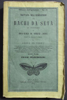 Trattato Educazione Bachi Da Seta Al Giappone - Senday - Ed. Brigola - 1870 - Animales De Compañía