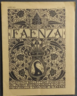 Faenza - Bollettino Museo Int. Delle Ceramiche In Faenza - N.1 1966 - Kunst, Antiquitäten