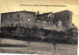 Carte POSTALE De  LECTOURE - L'Hôpital, Ancien Chateau Fort - Lectoure