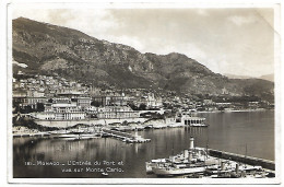 L120D1352 - Monaco - 181 L'Entrée Du Port Et Vue Sur Monte-Carlo - Porto