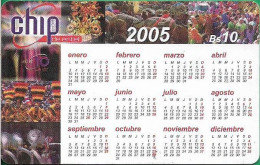 Bolivia - Entel (Chip) - Calendar 2005, Gem5 Black, 2004, 10Bs, Used - Bolivië