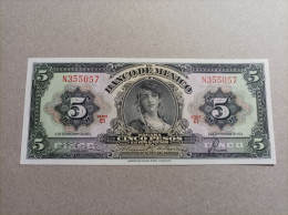 Billete De México De 5 Pesos, Año 1954, UNC - Mexique