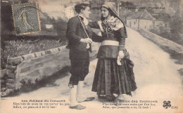 FOLKLORE - TYPES DES PYRENEES - Les Adieux Du Conscrit - Bien Loin De Nous Tu Vas Porter Tes...- Carte Postale Ancienne - Sonstige & Ohne Zuordnung