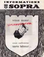 75-PARIS-SOPRA-SOCITE PROTECTION AGRICULTURE-CULTURE SANS LABOUR-RENNES-AMIENS-REIMS-CHONAS-MONTELIMAR-MERIGNAC - Landbouw