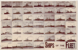 ANGLETERRE - Ships Of The Fleet - Navires Anglais - Carte Postale Ancienne - Otros & Sin Clasificación