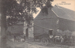 Belgique - Omal - La Ferme Dallemagne - Edit. Henri Kaquet - Animé - Attelage - Carte Postale Ancienne - Geer