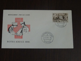 Saar 1956 Red Cross FDC VF - FDC