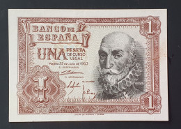 SC / UNC España Billete 1 PESETAS 1953 Serie B - 1-2 Pesetas