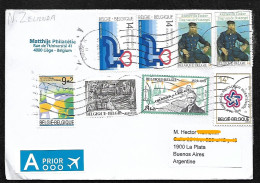 CARTAS DESDE BELGICA - MUY BONITO FRANQUEO - PRIORITARIO - Coil Stamps