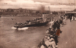 Bournemouth - Leaving Bournemouth Pier - Bateau Vapeur Quittant Le Port - England Angleterre Royaume Uni - Bournemouth (depuis 1972)