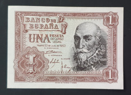 SC / UNC España Billete 1 PESETAS 1953 Serie E - 1-2 Pesetas