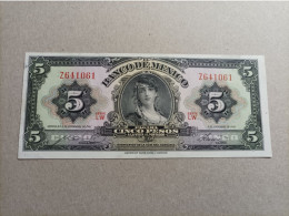 Billete De México 5 Pesos Del Año 1961, UNC - Mexique