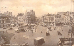 ANGLETERRE - London - Piccadilly Circus - Animée - Voiture - Carte Postale Ancienne - Otros & Sin Clasificación