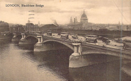 ANGLETERRE - London - Blackfriars Bridge - Bus - Carte Postale Ancienne - Otros & Sin Clasificación