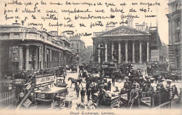 ANGLETERRE - London - Royal Exchange - Animée - Carrosse - Carte Postale Ancienne - Otros & Sin Clasificación