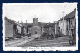 Mussy-la-Ville (Musson). Rue De L'église Saint-Pierre. Café à Droite. - Musson