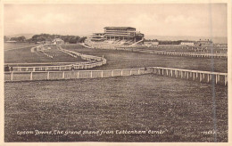 ANGLETERRE - Epsom Downs, The Grand Stand From Tottenham Corner - Carte Postale Ancienne - Autres & Non Classés