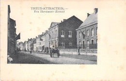 Belgique - Theux Attraction - Rue Hovémont école - Attelage - Carte Postale Ancienne - Verviers