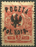 POLOGNE - Corps Polonais - Y&T  N° 1 (o) - Usados