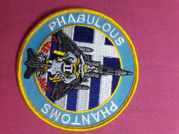 Official Patch  Phabulous Phantoms F-4E AUP Hellnic Air Force Spook Patch - Aviazione