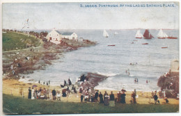 Portrush At The Ladies Bathing Place, 1900s Postcard - Antrim