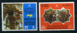 Oman 241-242 Postfrisch Palmen #HK468 - Oman